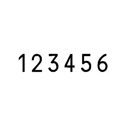 REINER Paginierstempel Numeroteur B6 23 x 5 mm (B x H) Produktbild pa_anwendungsbeispiel_1 XL