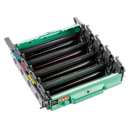 Trommel DR-320CL mit mehreren Farb-Trommeln in einem schwarzen Gehäuse.