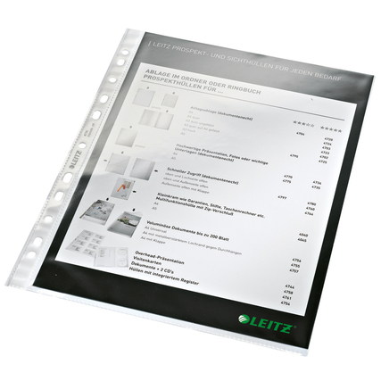 Leitz Prospekthülle DIN A4 100 St./Pack. Produktbild pa_produktabbildung_1 XL
