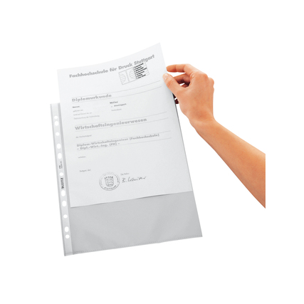 Leitz Prospekthülle DIN A5 100 St./Pack. Produktbild pa_ohnedeko_1 XL