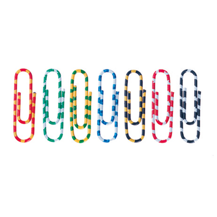 ALCO Büroklammer Zebra Karton 100 St./Pack. farbig sortiert Produktbild pa_produktabbildung_1 XL