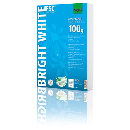 SIGEL Inkjetpapier BRIGHT WHITE Produktbild pa_produktabbildung_1 XL