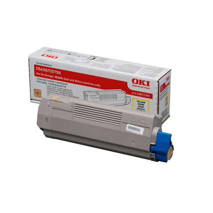 OKI Toner 43872305 gelb Produktbild pa_produktabbildung_1 XL