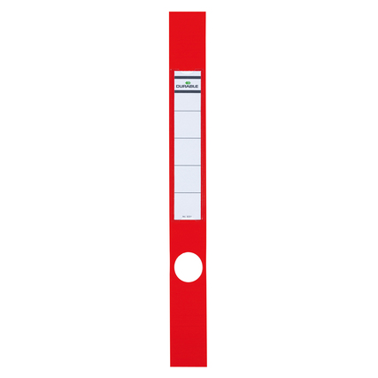 DURABLE Ordnerrückenetikett ORDOFIX® schmal/lang rot Produktbild pa_produktabbildung_1 XL