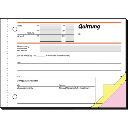 SIGEL Quittungsblock SD 023 Produktbild pa_produktabbildung_1 XL