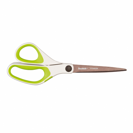 Scotch® Universalschere Titanium asymmetrisch 200 mm weiß/grün Produktbild pa_produktabbildung_1 XL