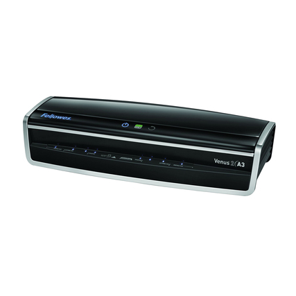 Fellowes® Laminiergerät Venus 2 Heiß-/Kaltlaminierung 54,6 x 12,1 x 17,2 cm (B x H x T) DIN A3 schwarz