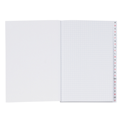 König & Ebhardt Registerbuch kariert DIN A5 Produktbild pa_produktabbildung_2 XL
