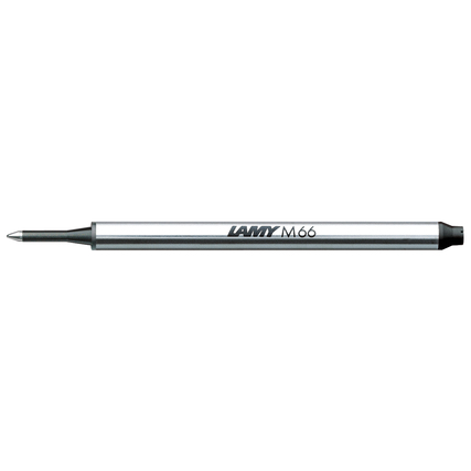 Lamy Tintenrollermine M 66 B in Schwarz für Lamy Tintenroller ohne Kappe.