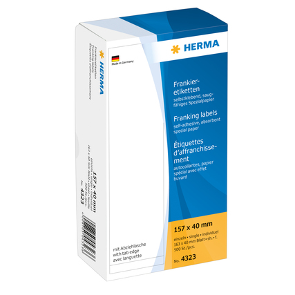 HERMA Frankieretikett *157 x 40 mm (B x H)* Produktbild pa_produktabbildung_1 XL