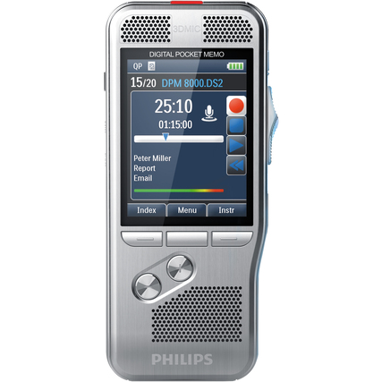 Philips Diktiergerät Digital Pocket Memo DPM 8000 Produktbild pa_produktabbildung_2 XL