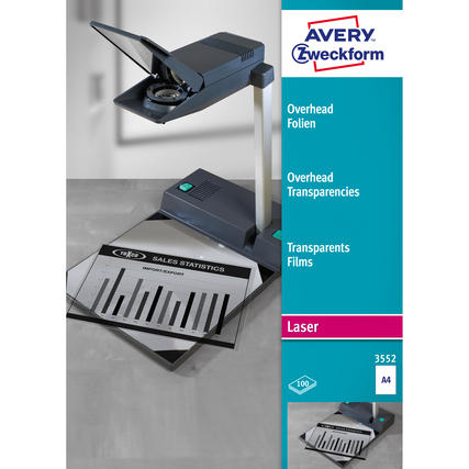 Avery Zweckform OHP Laserfolie Produktbild pa_produktabbildung_1 XL