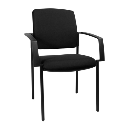 TOPSTAR Besucherstuhl B to B 10 mit Armlehnen schwarz Produktbild pa_produktabbildung_2 XL