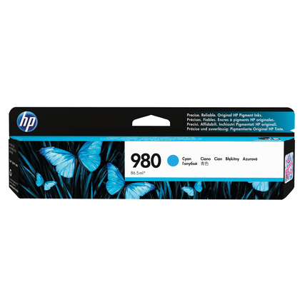 HP Tintenpatrone 980 cyan Produktbild pa_produktabbildung_1 XL