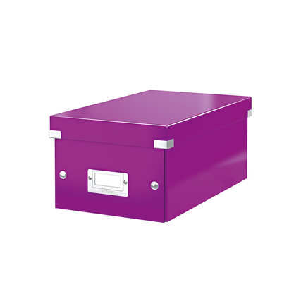 Leitz Archivbox Click & Store WOW DVD violett Produktbild pa_produktabbildung_1 XL
