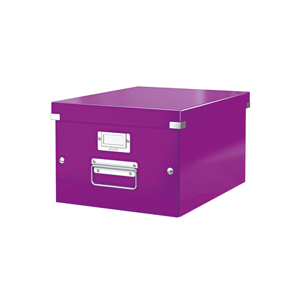 Leitz Aufbewahrungsbox Click & Store WOW DIN A4 violett Produktbild pa_produktabbildung_1 XL
