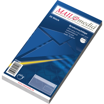 MAILmedia Briefumschlag DIN lang mit Fenster Produktbild pa_produktabbildung_1 XL