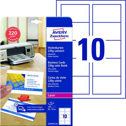 Avery Zweckform Visitenkarte Premium Produktbild pa_produktabbildung_1 XL