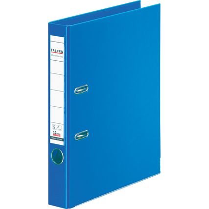Falken Ordner Chromocolor Kunststoff DIN A4 50 mm blau Produktbild pa_produktabbildung_1 XL