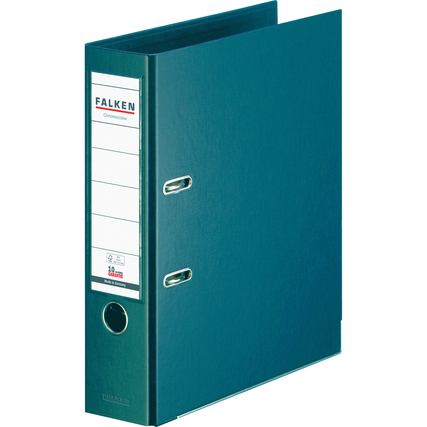 Falken Ordner Chromocolor Kunststoff DIN A4 80 mm schwarz Produktbild pa_produktabbildung_1 XL