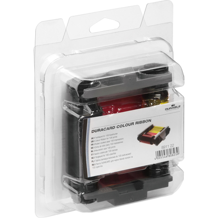 DURABLE Druckerfarbband DURACARD® in Verpackung, zur Bedruckung von Plastikkarten.