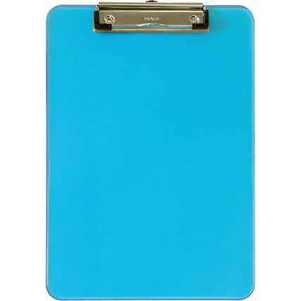 MAUL Klemmbrett MAULneon blau transparent Produktbild pa_produktabbildung_1 XL