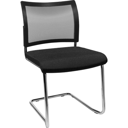 TOPSTAR Besucherstuhl Visit 20 Net ohne Armlehnen schwarz Produktbild pa_produktabbildung_1 XL