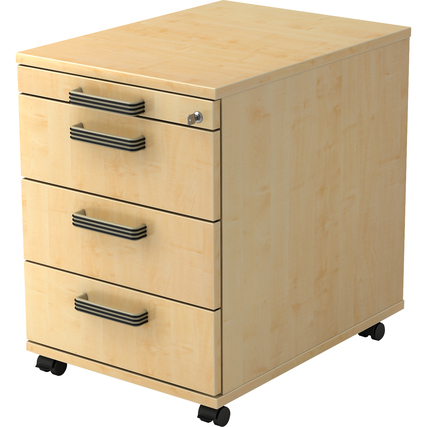 Hammerbacher Rollcontainer Solid ahorn Produktbild pa_produktabbildung_1 XL