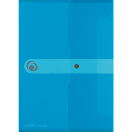 Herlitz Sammelhülle easy orga to go DIN A4 transparent blau Produktbild pa_produktabbildung_1 XL