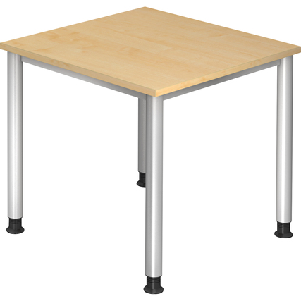 Hammerbacher Schreibtisch 800 x 680-810 x 800 mm (B x H x T) ahorn Produktbild pa_produktabbildung_1 XL