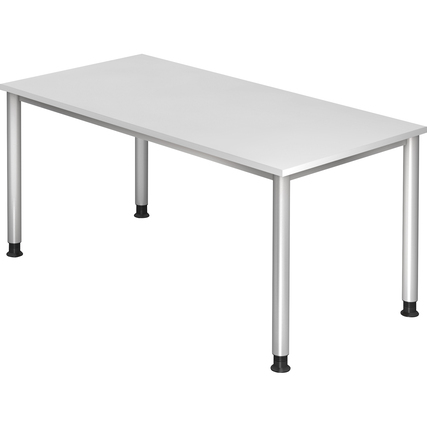 Hammerbacher Schreibtisch 1.600 x 680-810 x 800 mm (B x H x T) weiß Produktbild pa_produktabbildung_1 XL