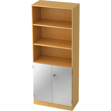 Hammerbacher Regalschrank buche silber Produktbild pa_produktabbildung_1 XL
