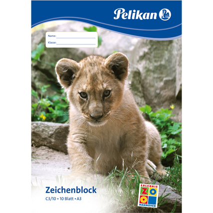 Pelikan Zeichenblock DIN A3 Produktbild pa_produktabbildung_1 XL