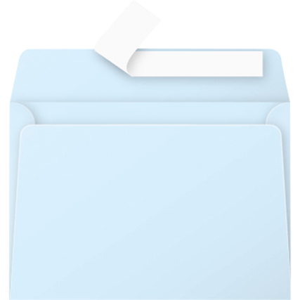 Clairefontaine Briefumschlag Pollen® ohne Fenster DIN C6 blau Produktbild pa_produktabbildung_1 XL