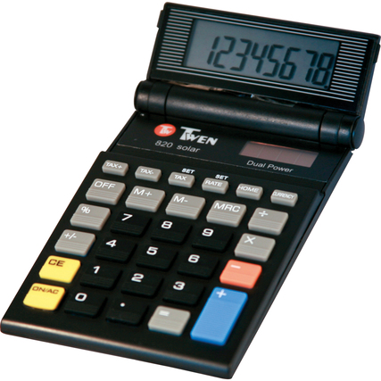 TWEN Taschenrechner 820 Solar Produktbild pa_produktabbildung_1 XL