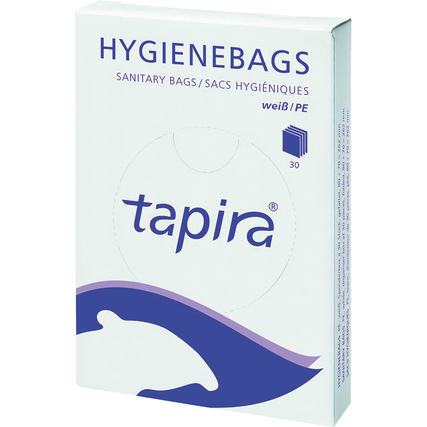 tapira Hygienebeutel 8+7 x 26,2 cm (B x L) Polyethylen 30 St./Pack.