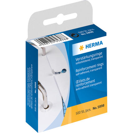 HERMA Lochverstärkungsringe 500 St./Pack. transparent Produktbild pa_produktabbildung_1 XL