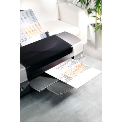 Drucken von PC-SEPA-Überweisungen auf Spezialpapier mit einem Drucker.