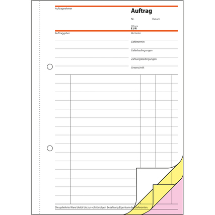 SIGEL Auftragsformular SD 002 Produktbild pa_produktabbildung_2 XL