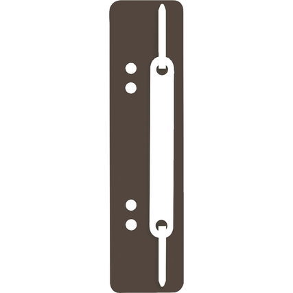 Wekre Desktops Heftstreifen 3,4 x 15 cm (B x H) Polypropylen braun