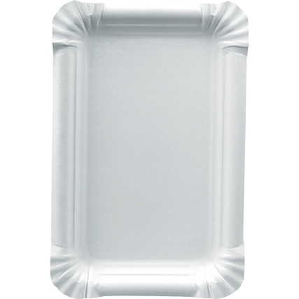 PAPSTAR Speiseteller pure Einweg 13 x 20 cm (B x L) weiß 250 St./Pack