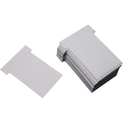 Ultradex T-Karte 60 x 85 mm (B x H) liniert hellgrau Produktbild pa_produktabbildung_1 XL