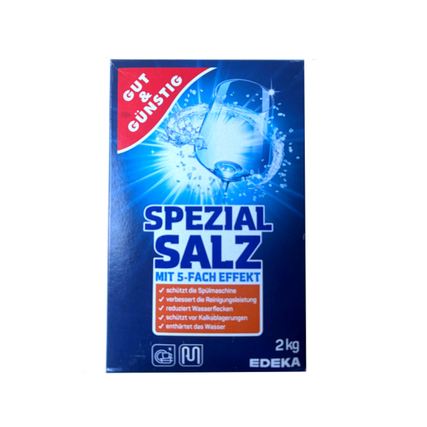 Spülmaschinensalz 2 kg/Pack.