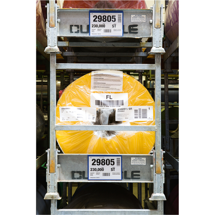 DURABLE Etikettenhülle DIN A5 quer dunkelblau Produktbild pa_ohnedeko_1 XL