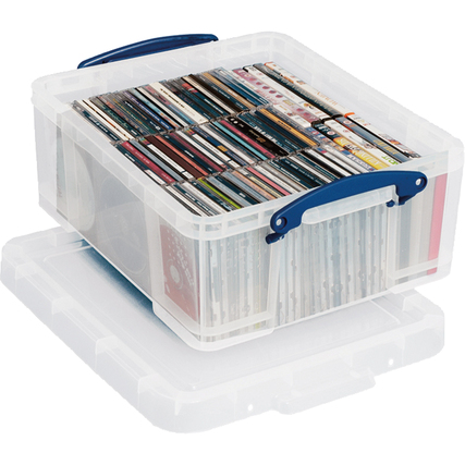 Really Useful Box Aufbewahrungsbox 48 x 20 x 39 cm (B x H x T) 18 l transparent Produktbild pa_ohnedeko_1 XL