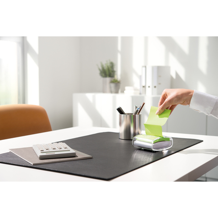 Post-it® Haftnotizspender Super Sticky Z-Notes weiß/transparent Produktbild pa_ohnedeko_1 XL