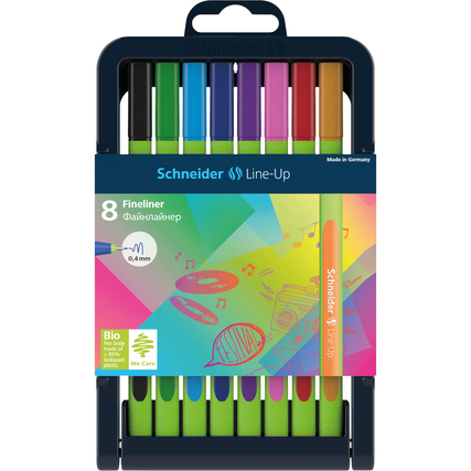 Schneider Fineliner Line-Up 8 St./Pack. Produktbild pa_produktabbildung_1 XL