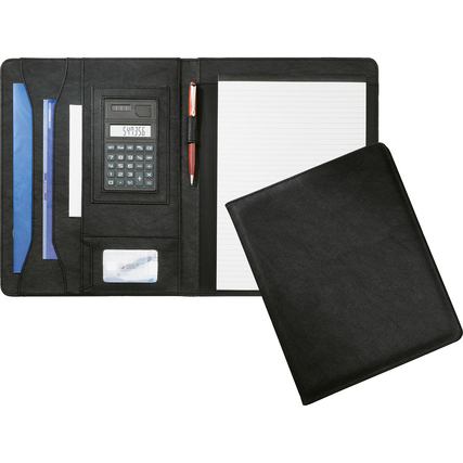 Ecobra Konferenzmappe ELEGANZ 31,5 x 24,4 x 1,5 cm (B x H x T) Kunstleder schwarz