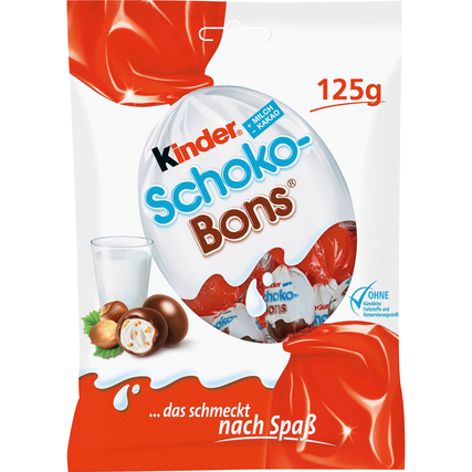 Kinder Schokolade Schoko-Bons® 16 x 7,8 g/Pack. Produktbild pa_produktabbildung_1 XL
