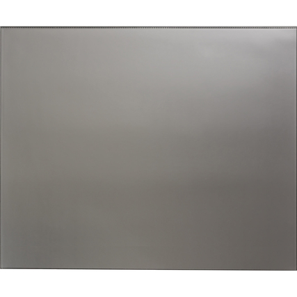 Schreibunterlage in Schwarz mit glatter Folienauflage, seitliche Kanten hervorgehoben.